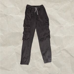 Fashion Nova Gray Cargo Joggers